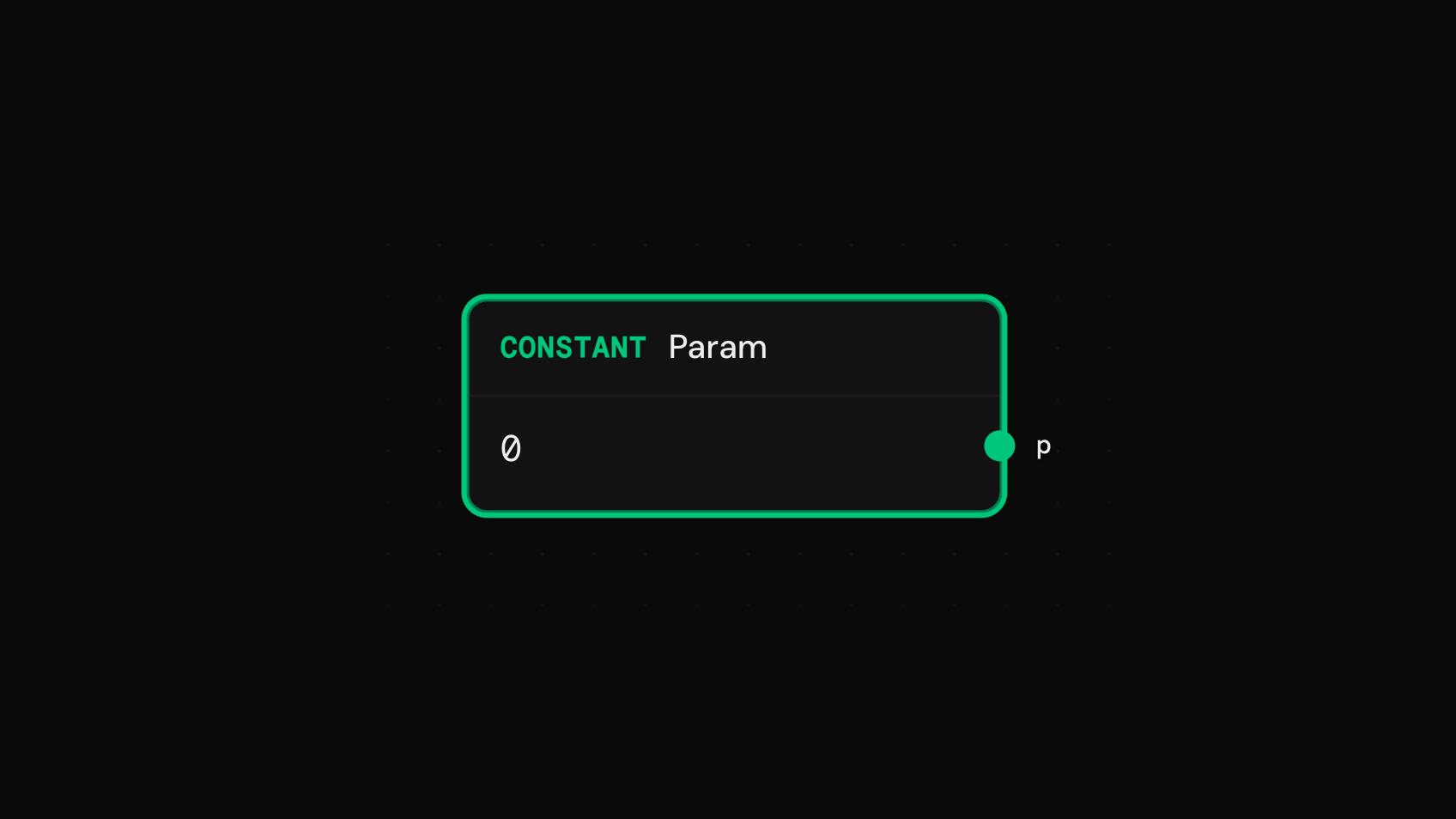 Constant block with fixed parameter value
